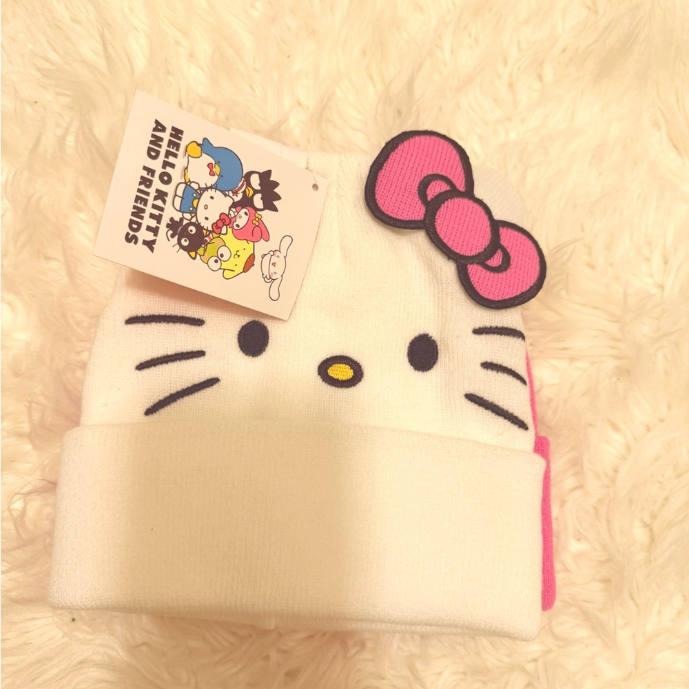 Hello Kitty Pink and White Kids Hat